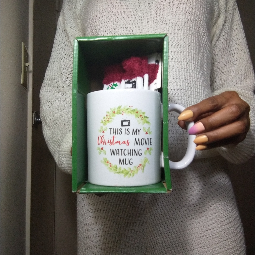 Christmas mug and sock giftset